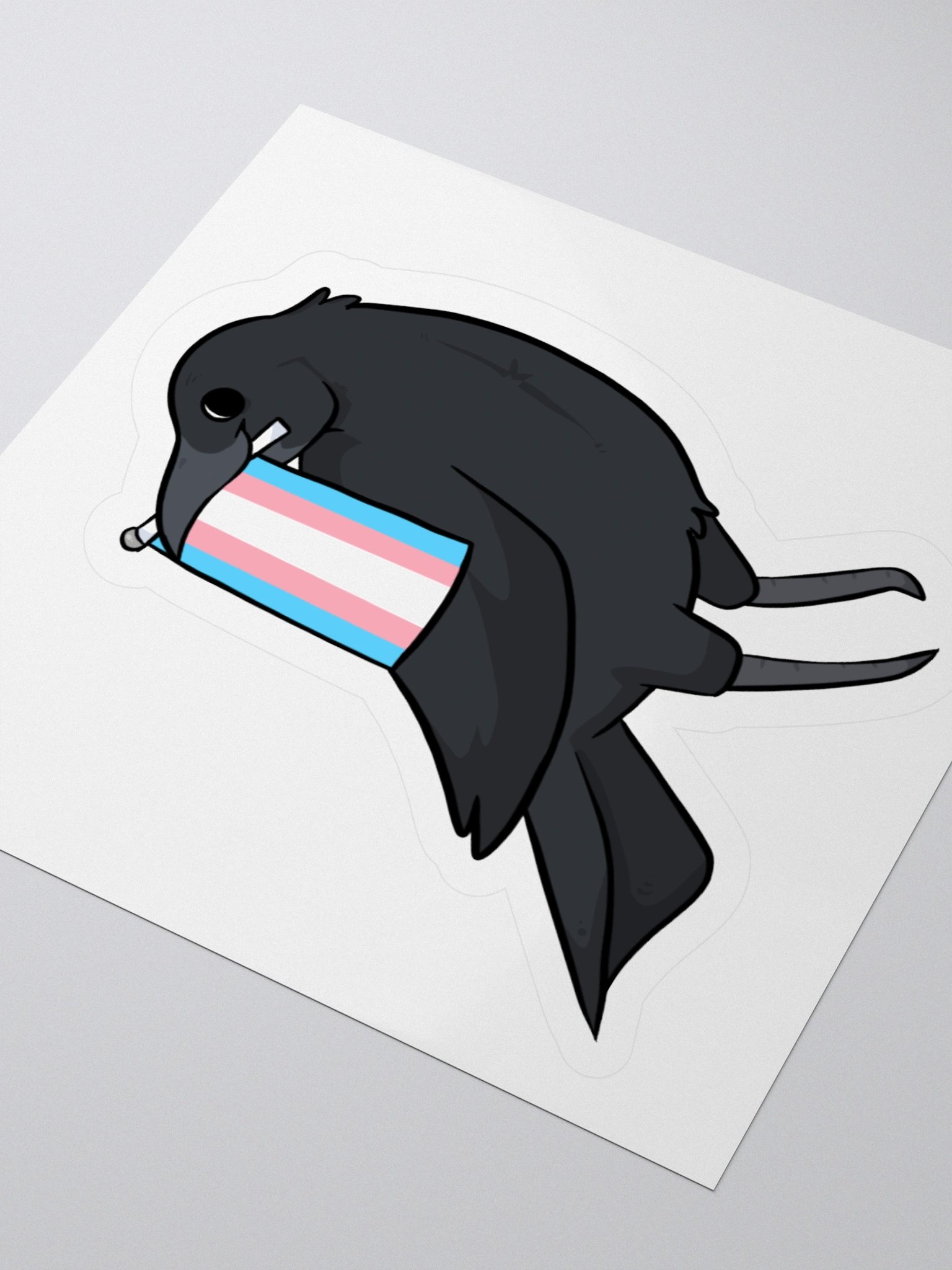 Trans Crow Sticker product image (3)