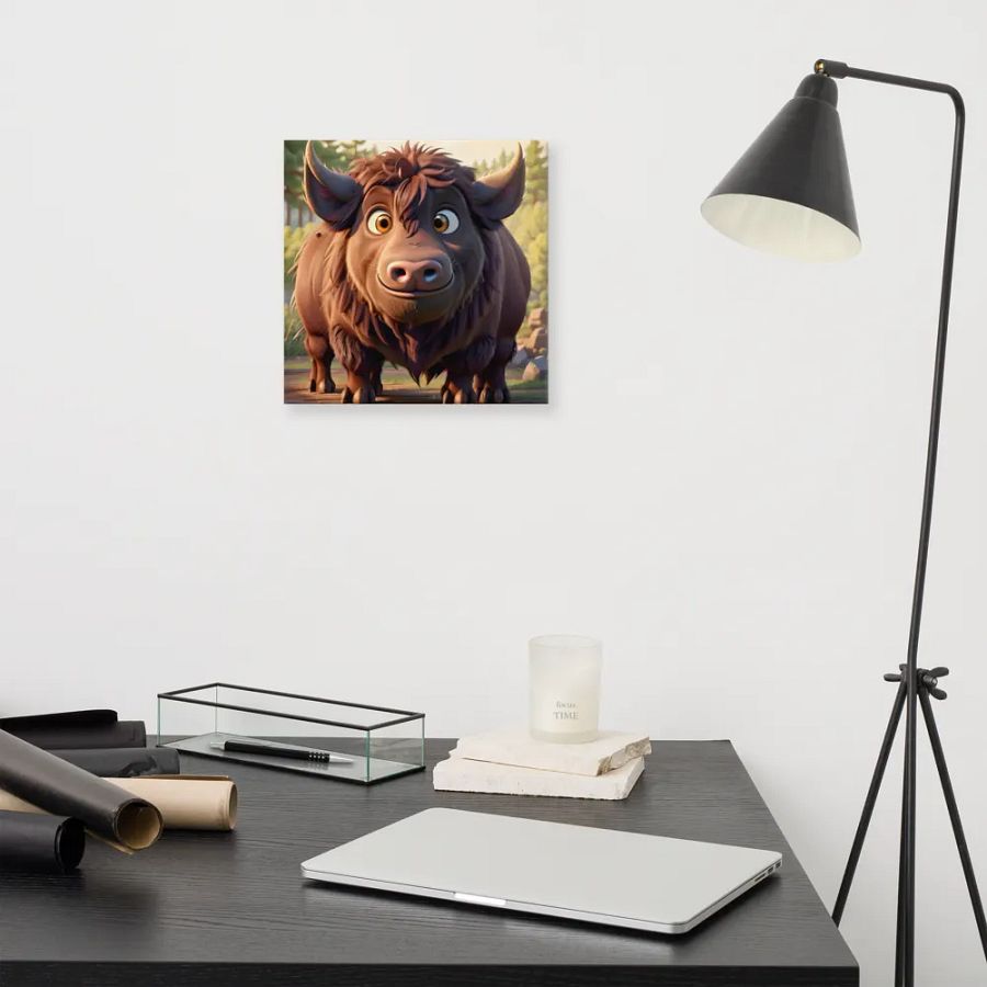 Endangered Species - Mexico - Bison Canvas Art product image (11)