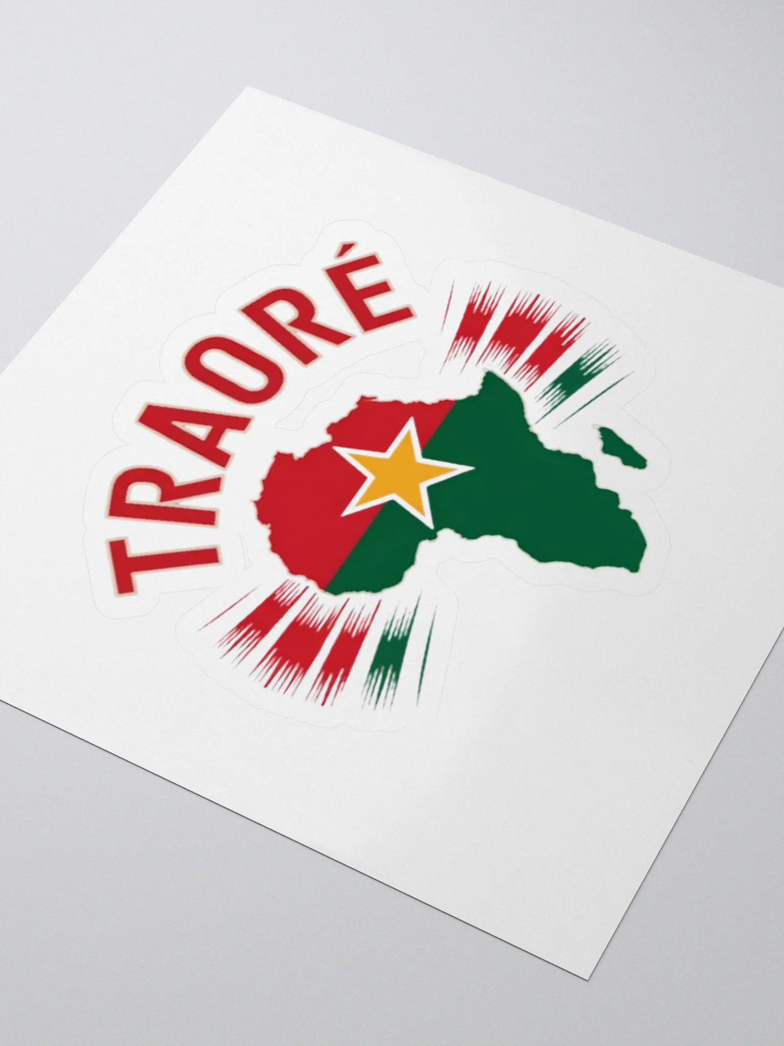 Traore Burkina Faso African Africa for Ibrahim Traoré Sticker product image (3)