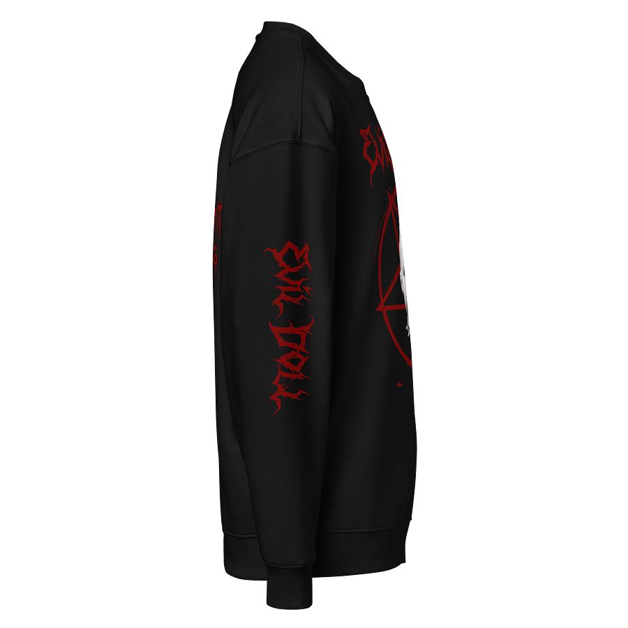 EVIL DOLL UNISEX OVERSIZED SWEATSHIRT product image (4)