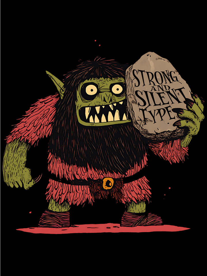 Strong and Silent Type Unisex T-Shirt product image (1)