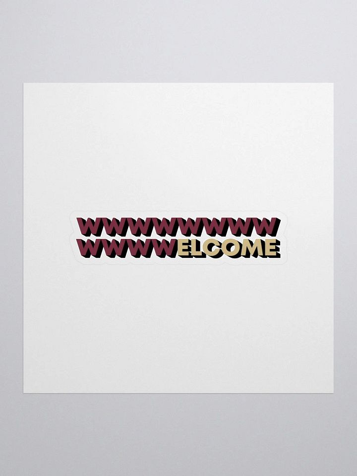 Tallahassee 99 Welcome Sticker product image (1)