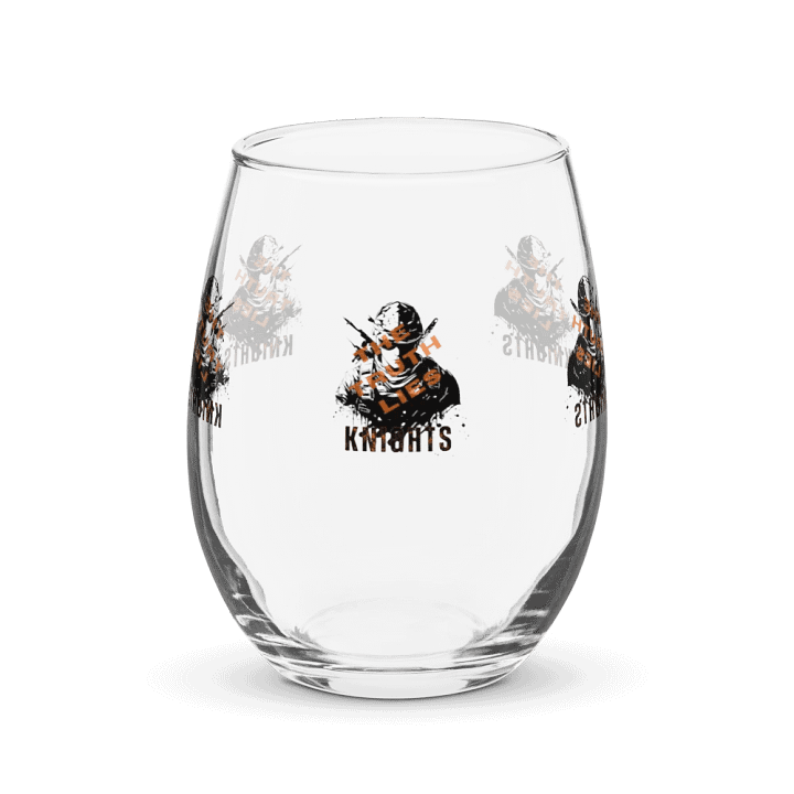 The Truth Lies Stemless Wine Glass product image (1)