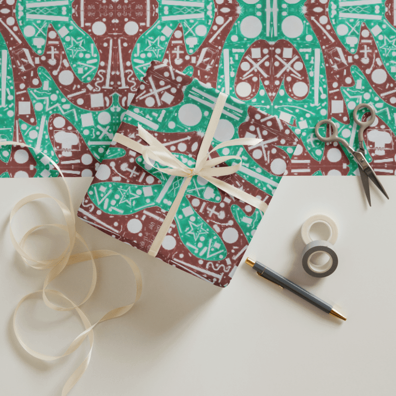 Three Sheets of Nic & Sloy Wrapping Paper 3 product image (5)