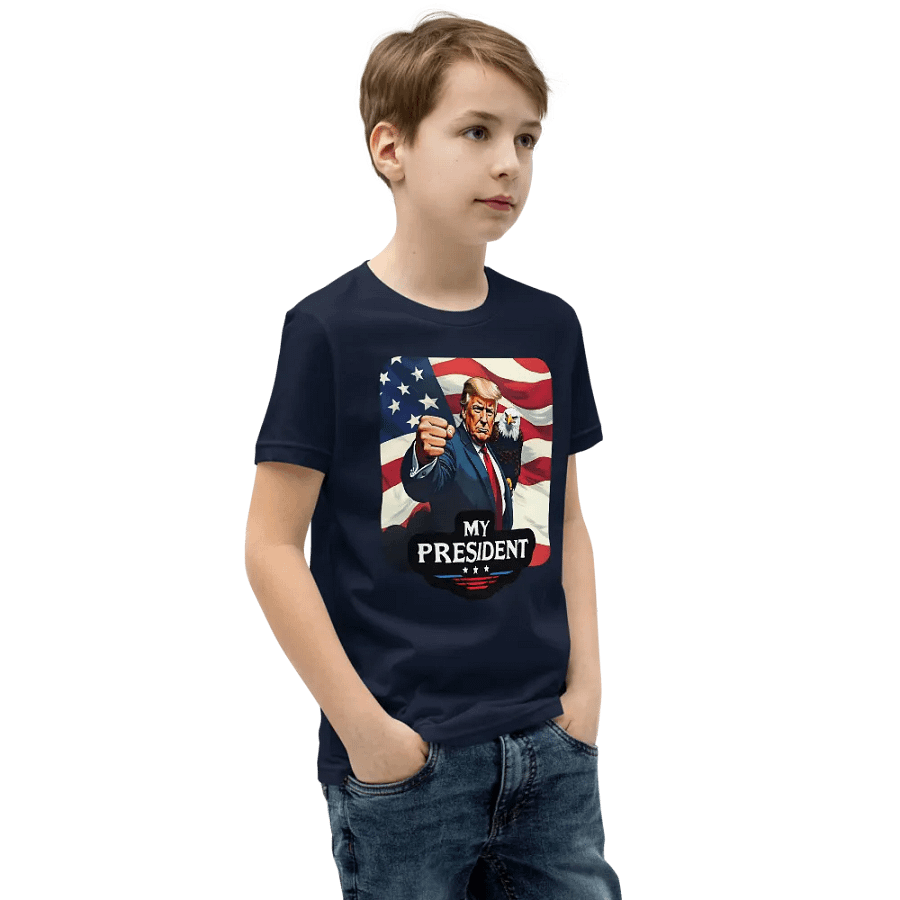 Kid's T-Shirt: Trump, My President, with Eagle product image (15)