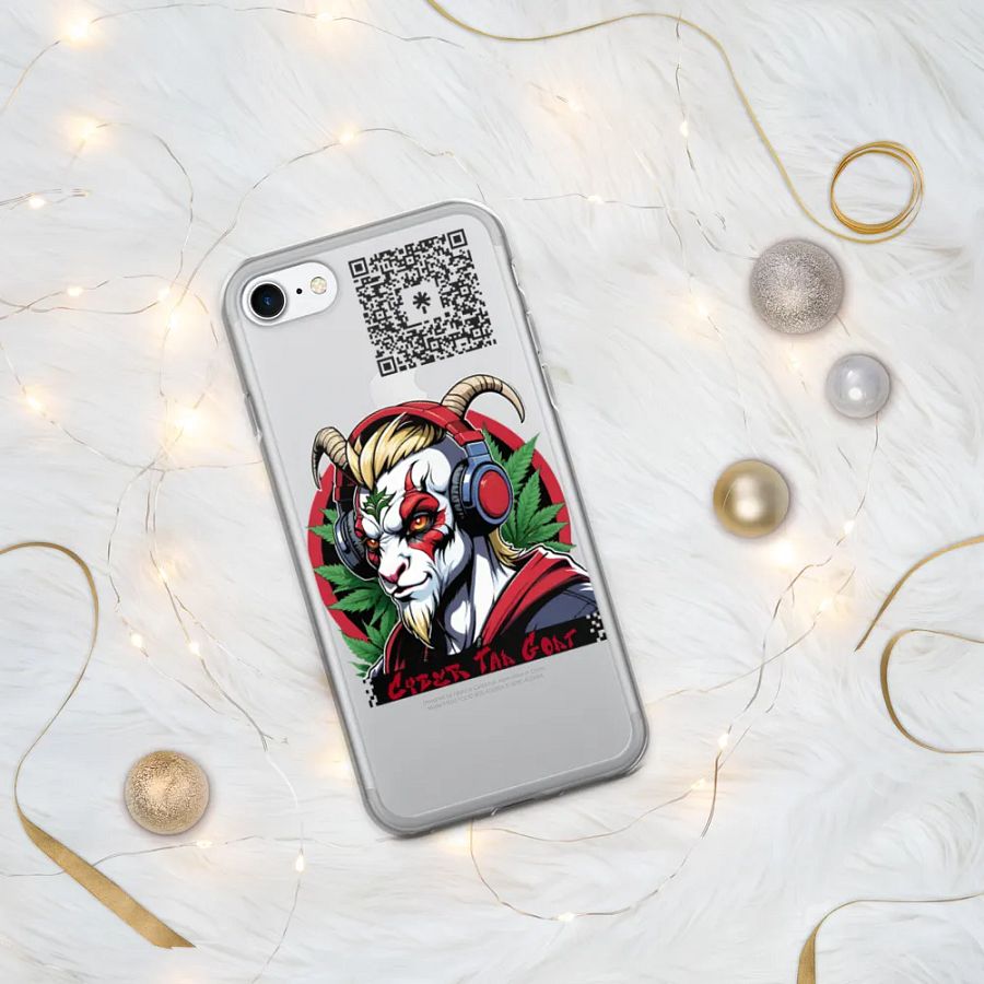 Goat iphone clear case product image (334)