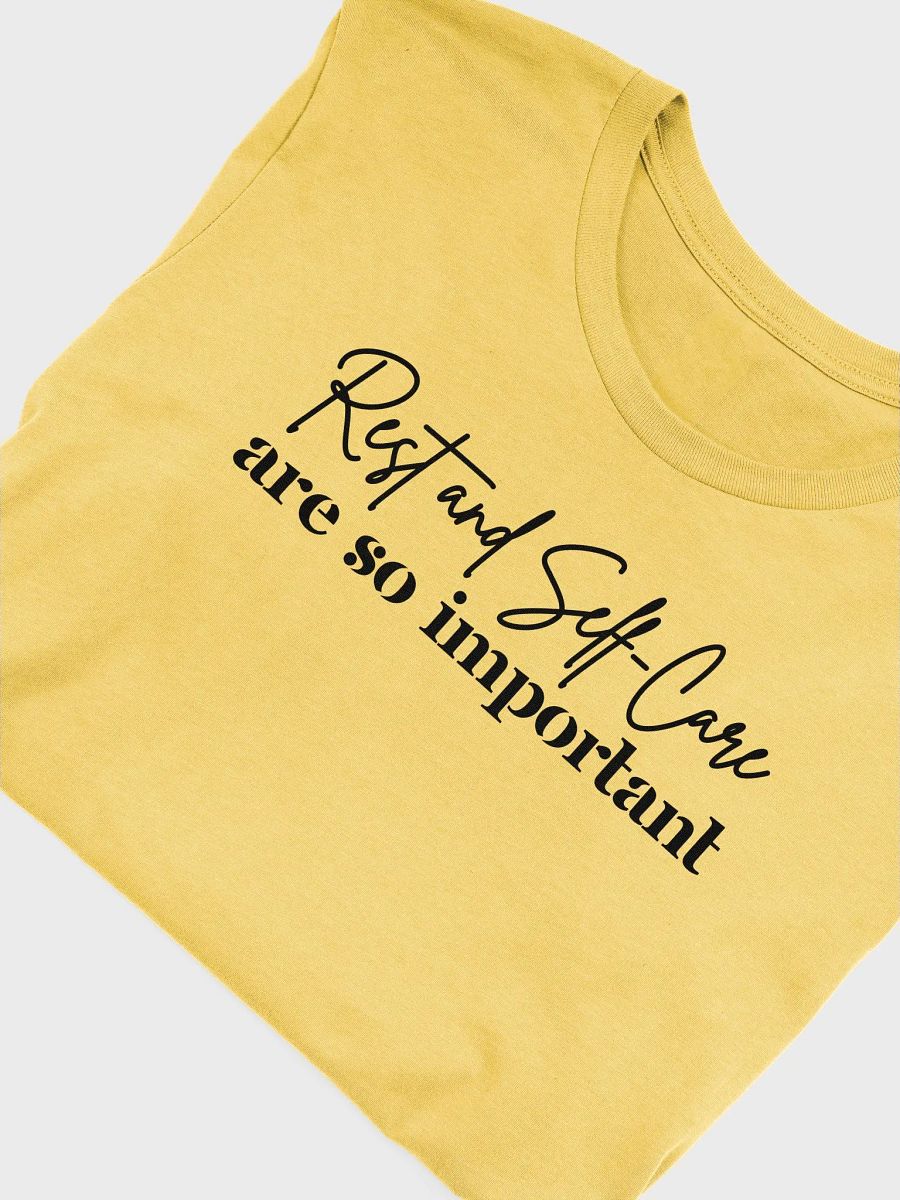 Rest and Self-Care Bella Canvas Light T-shirt product image (2)