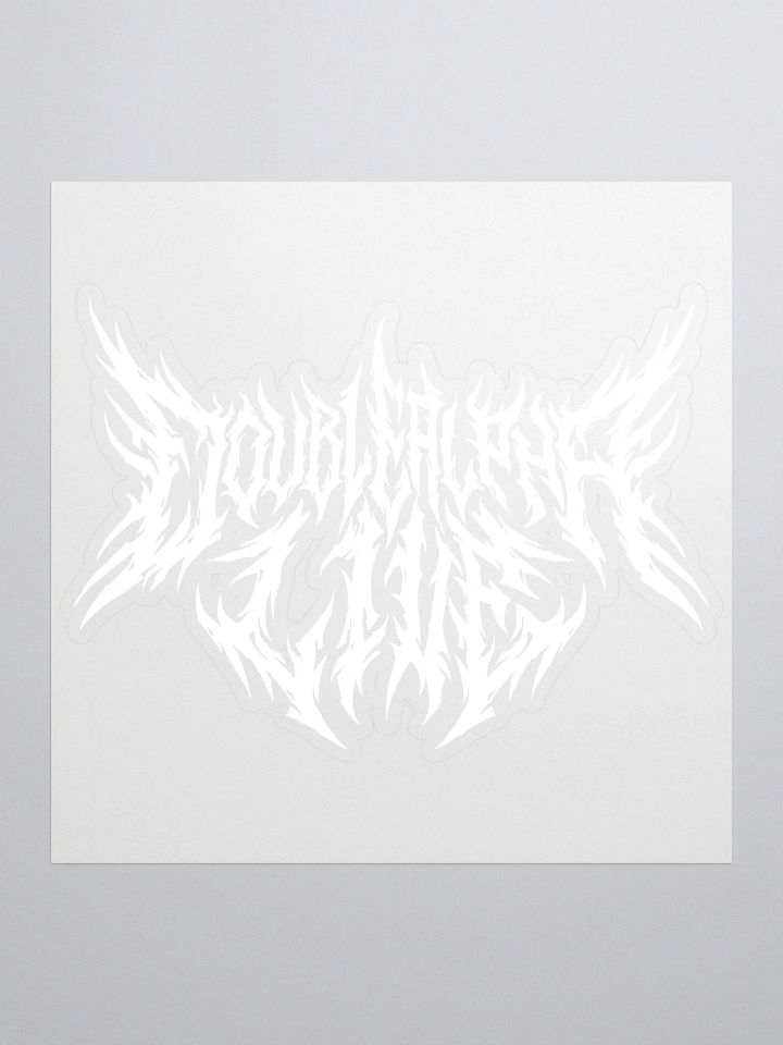 Metal Sticker - White product image (1)