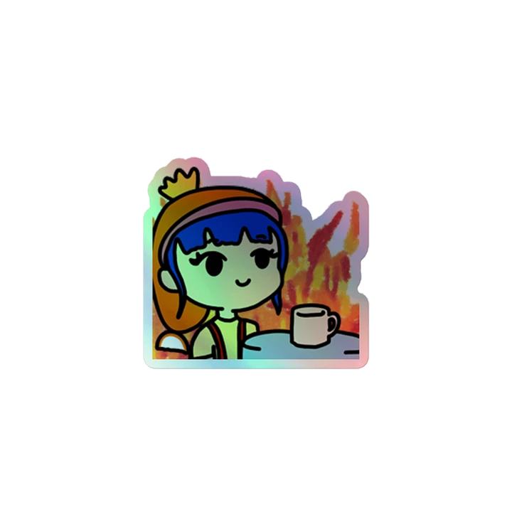 Everything Is Fine Holographic Sticker product image (1)