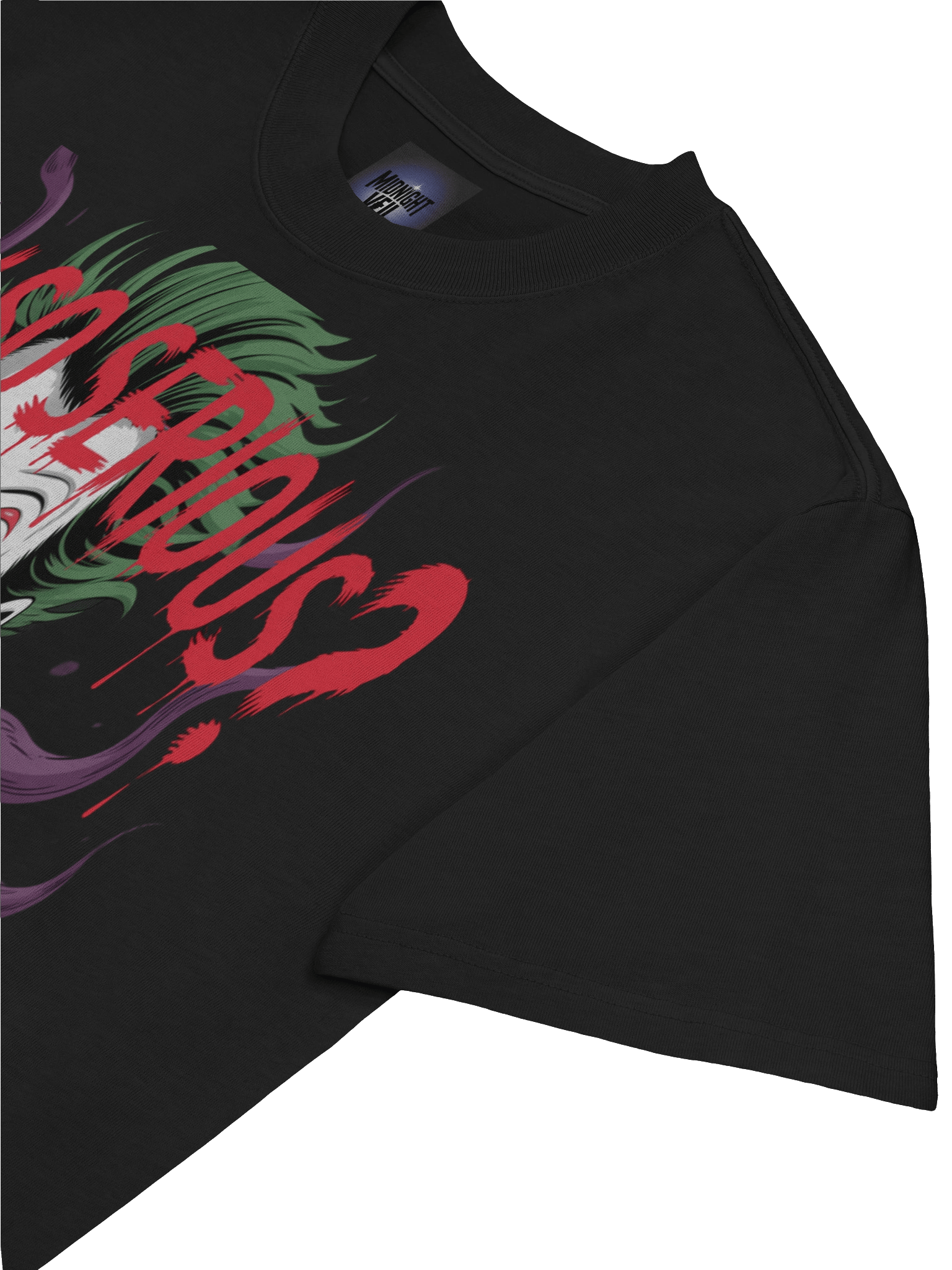 Joker 'Why So Serious?' Oversized Faded T-Shirt product image (7)