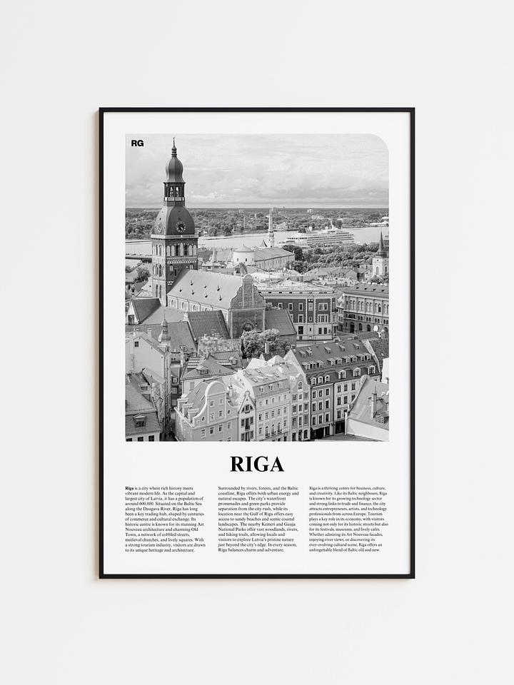 Riga 01 Newspaper Poster product image (1)