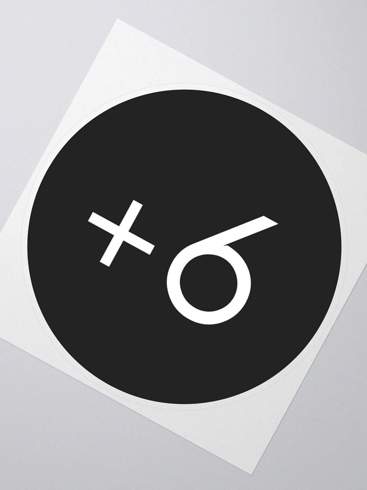 +6 logo sticker product image (2)