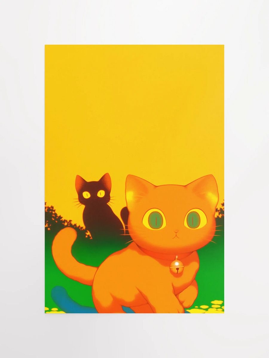Mystical Feline Duo Poster product image (4)