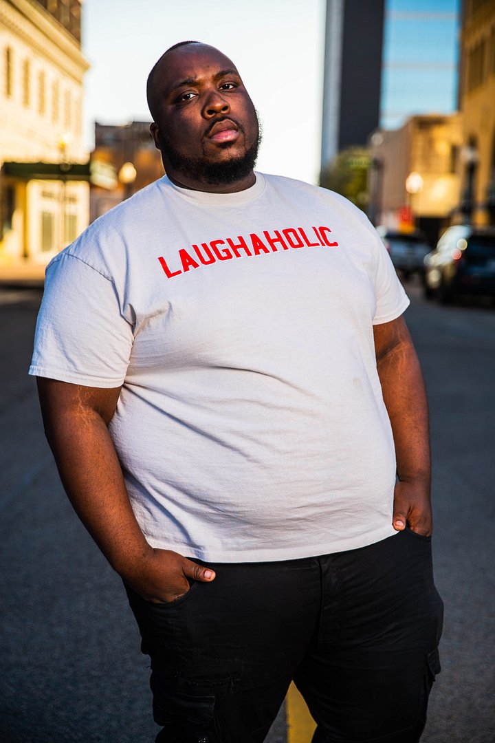 Laughaholic T-Shirt (Natural) product image (1)
