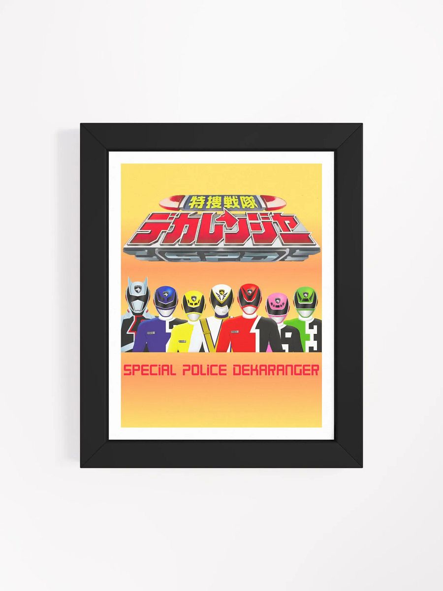 Dekaranger Special Police Matte Poster product image (28)