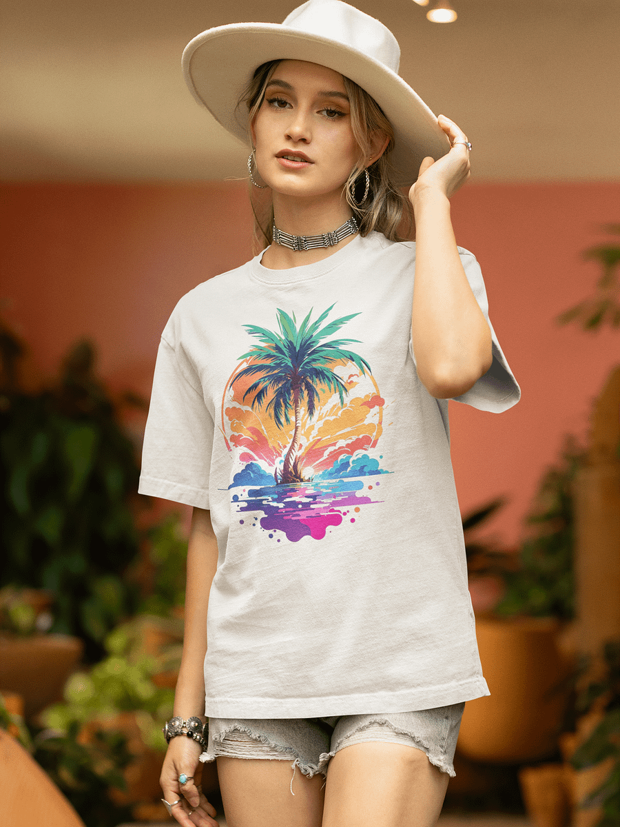 Palm Paradise Oversized Tee product image (20)