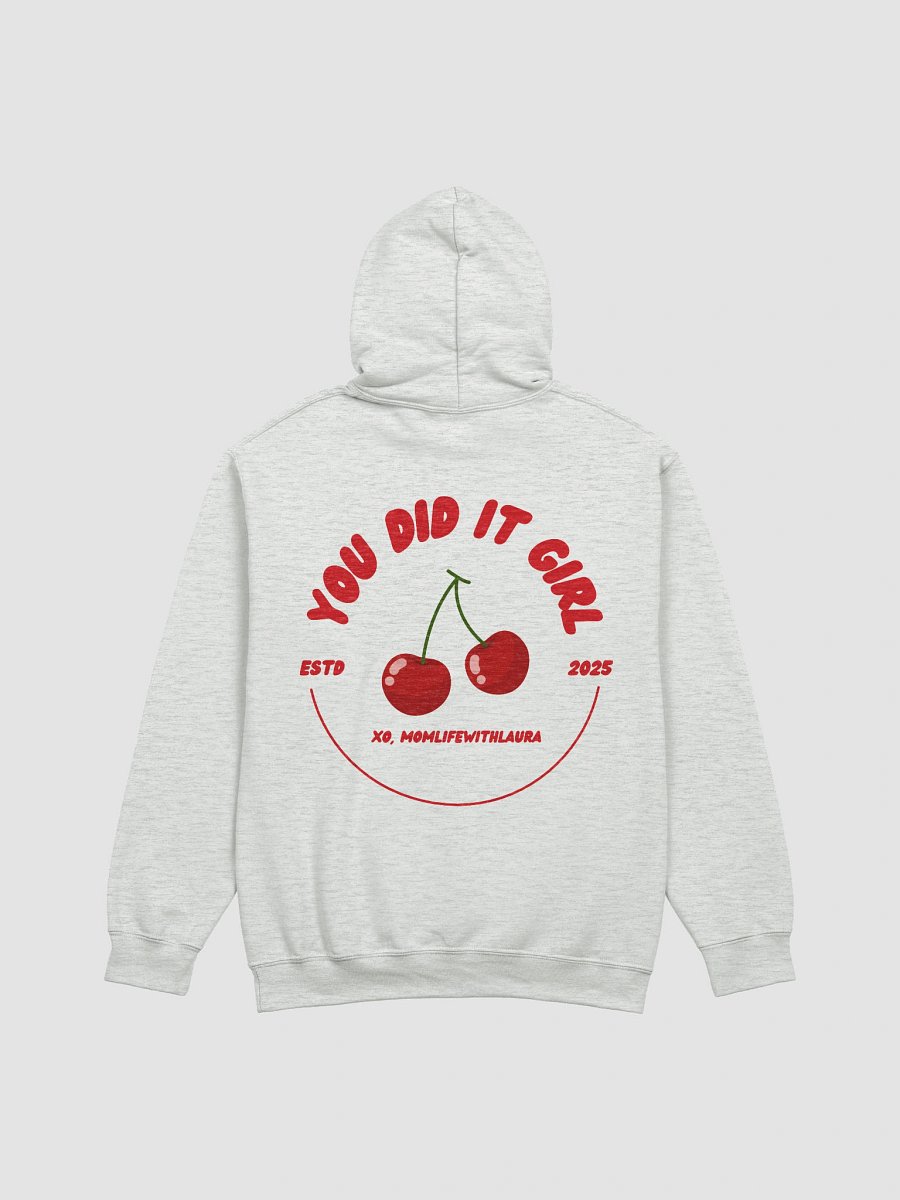 You Did it Girl Cherries Hoodie - Red/Pink/Grey product image (6)