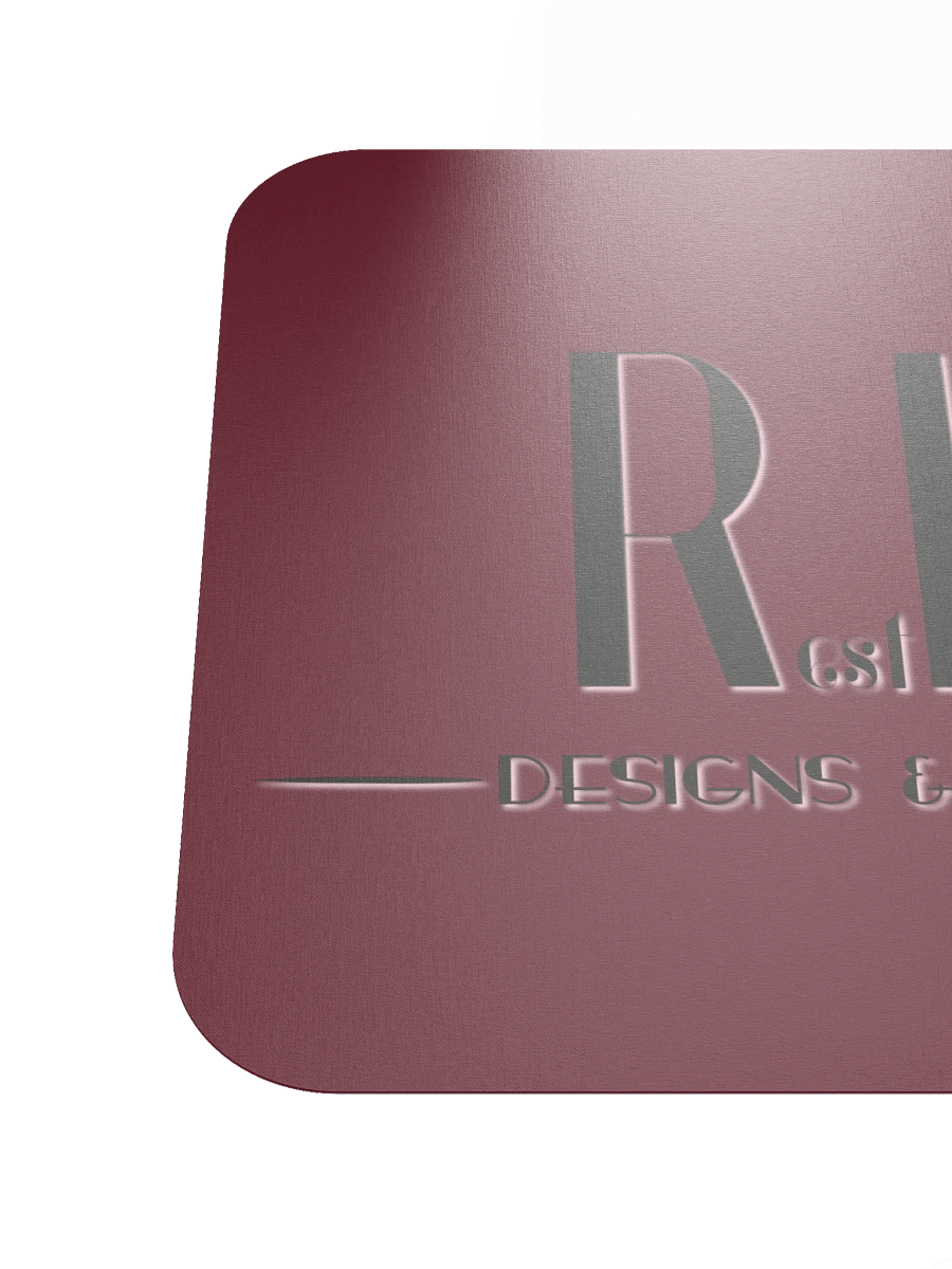 RIP Minimalist Logo Mouse Pad - Red product image (6)