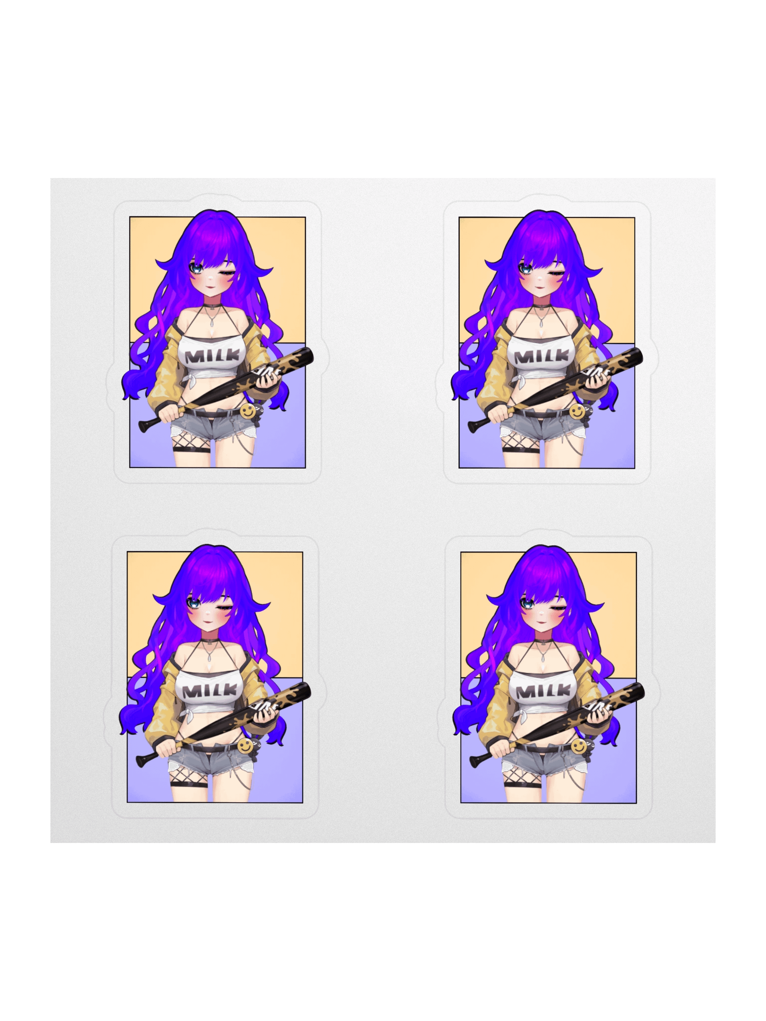 "NSFW" Waifu Sticker Sheet product image (1)