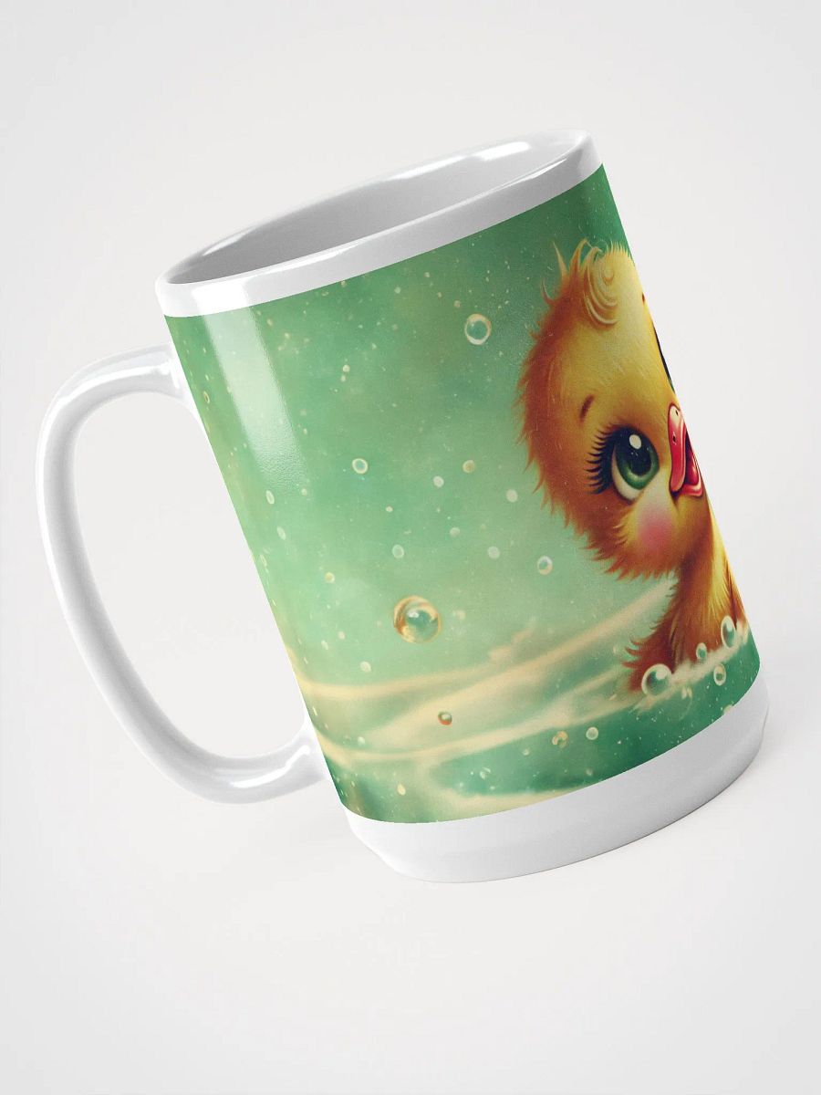 Adorable Ducky Bath 15 oz White Glossy Mug product image (4)