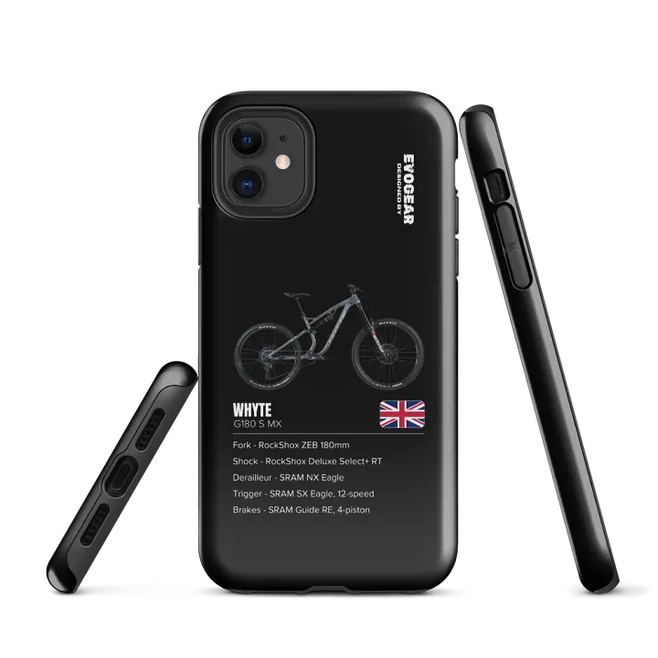 Black Whyte G180 S MX iPhone Case product image (1)