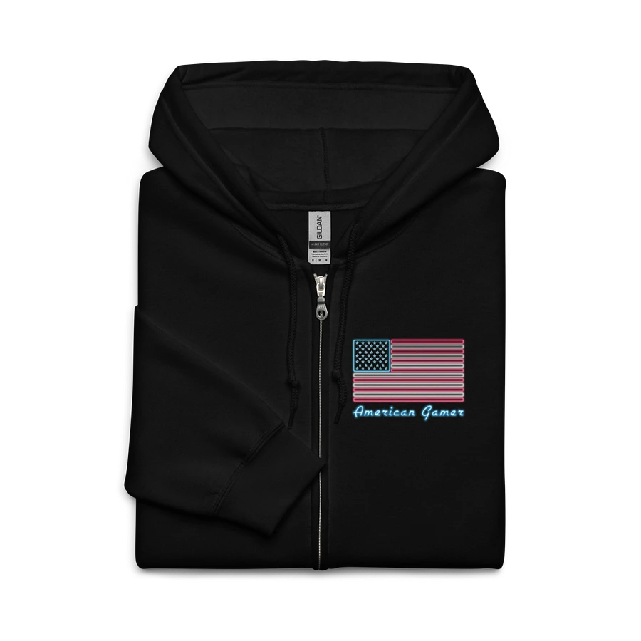 American Gamer Zipp Hoodie black product image (3)