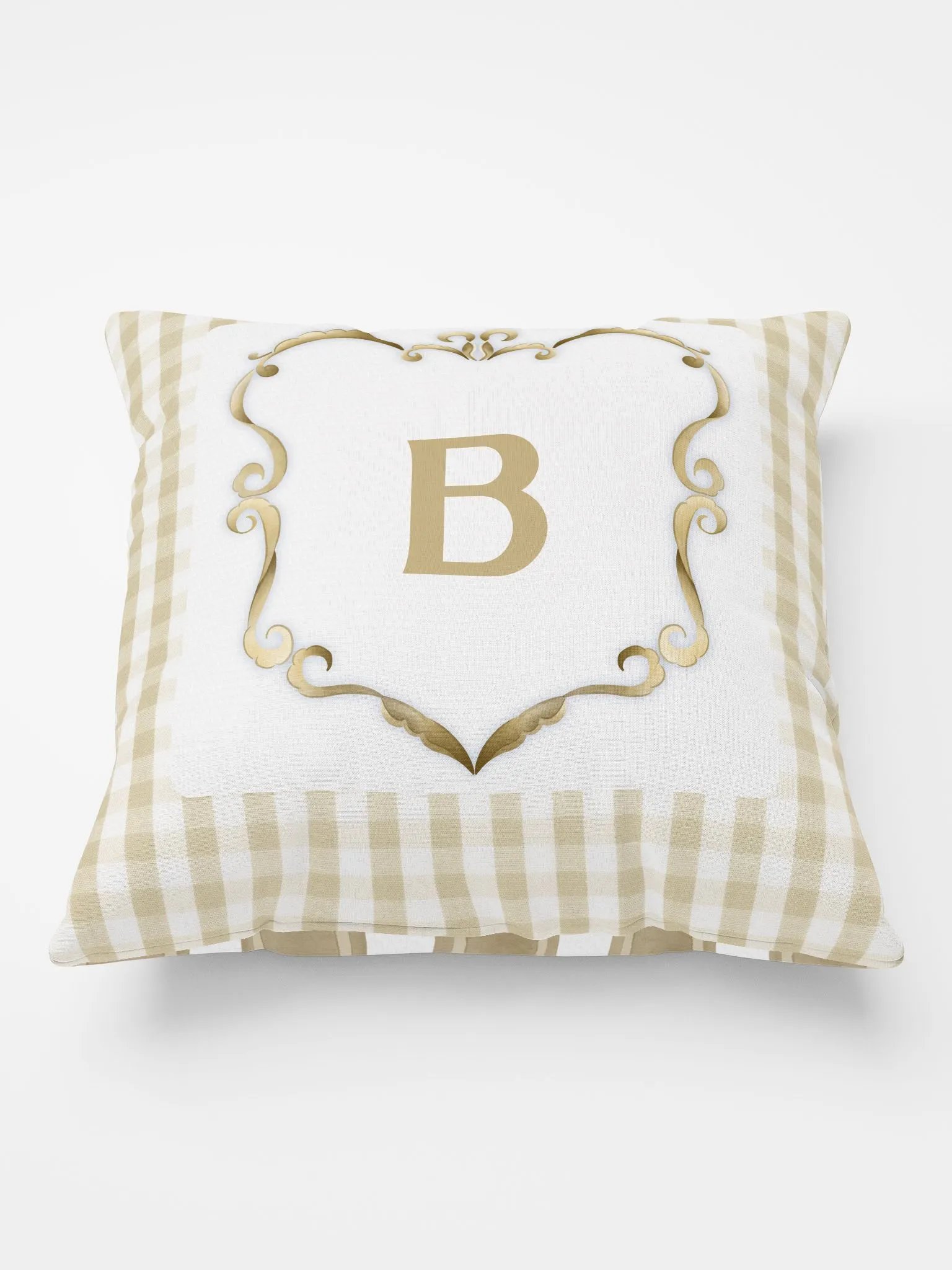 Beige Preppy Charm Pillow B product image (1)