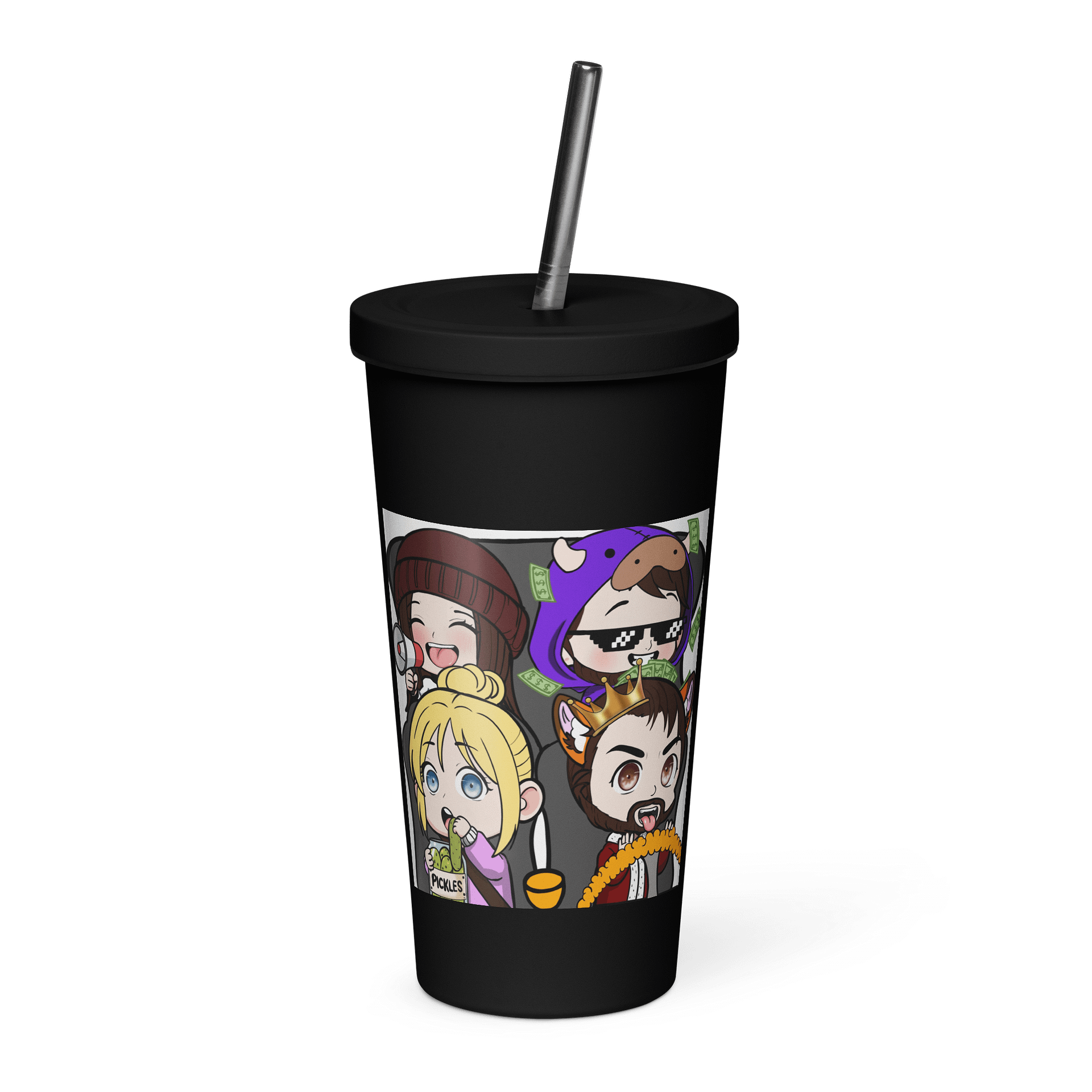 KiTE Insulated Tumbler with a Straw product image (1)