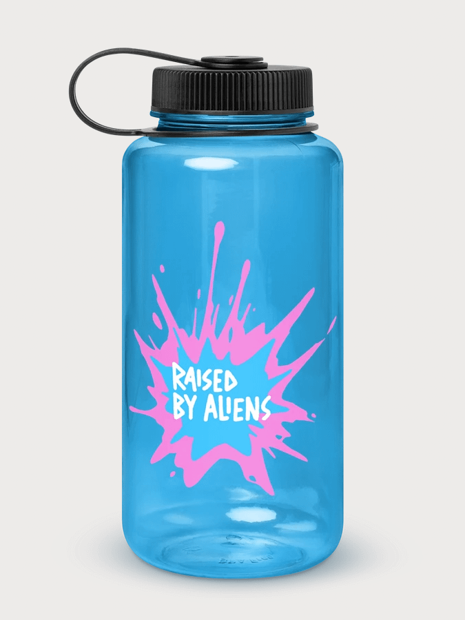 Raised by Aliens Water Bottle product image (1)