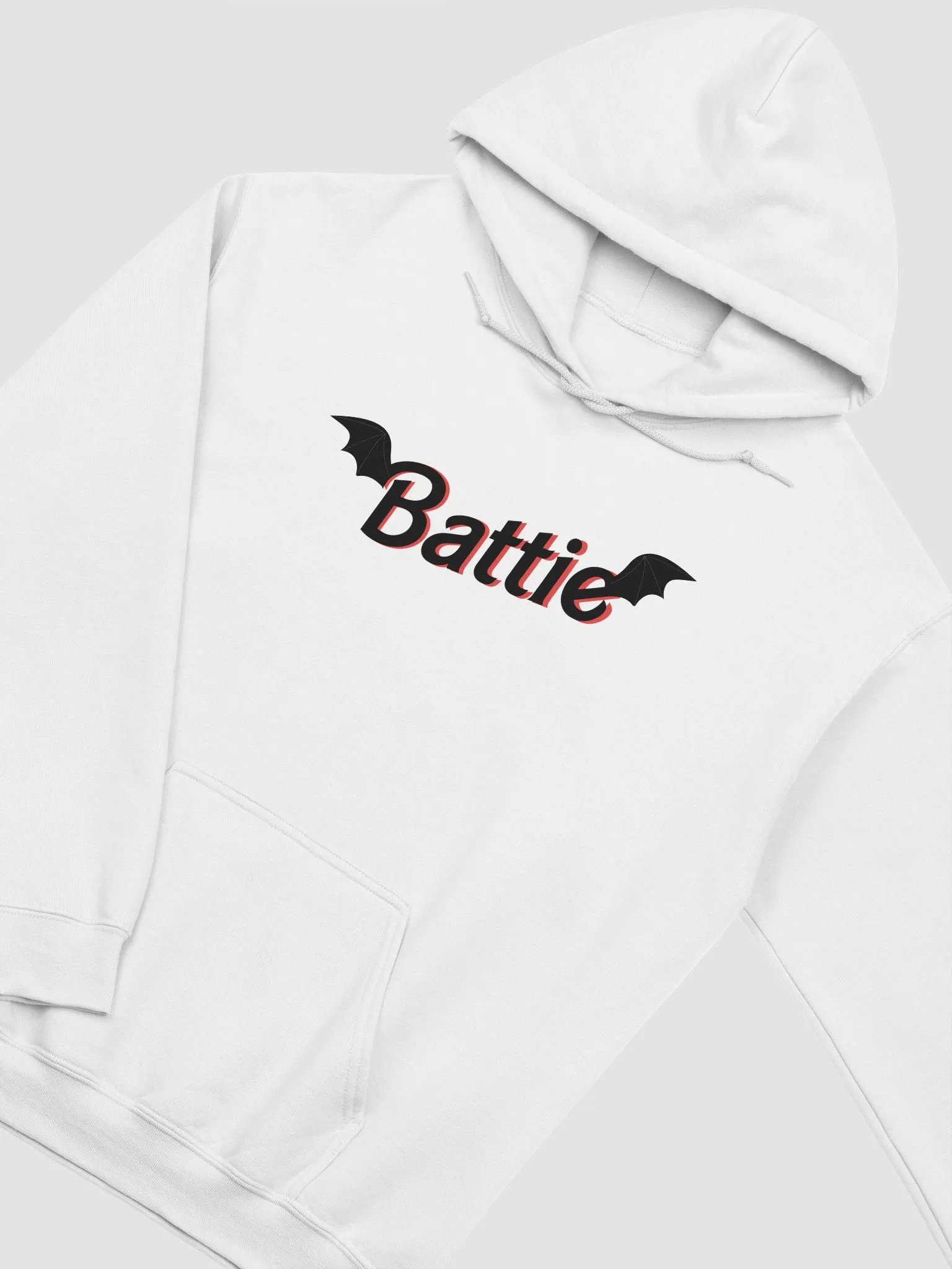 Official Battie Hoodie🦇✨ Red/Blk product image (3)