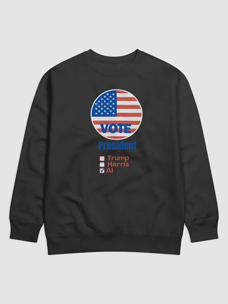 Election Vote AI (Artificial Intelligence) Checkmark Sweatshirt