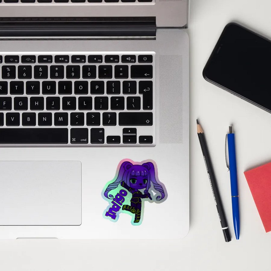 Indigo - Shadow Bears - rainbow sticker product image (10)