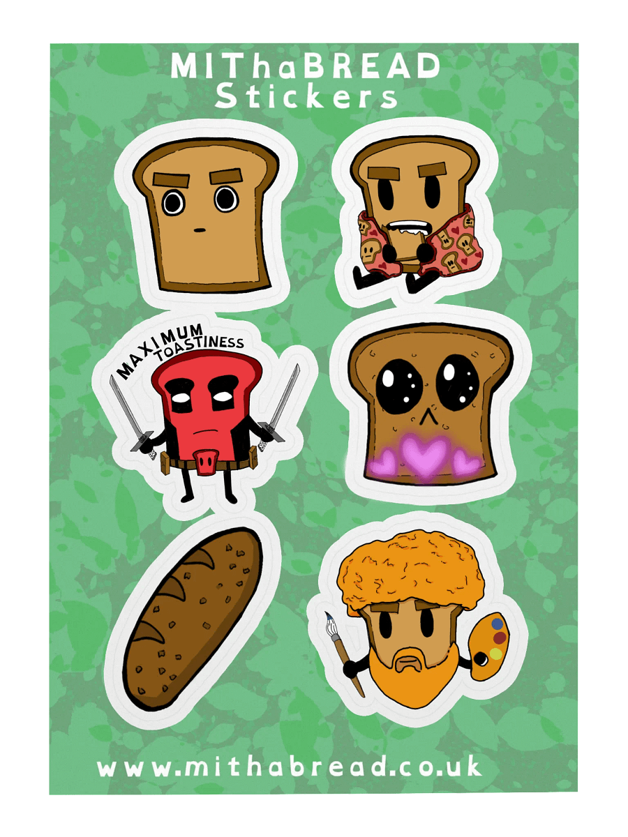 MIThaBREAD Sticker Sheet product image (3)