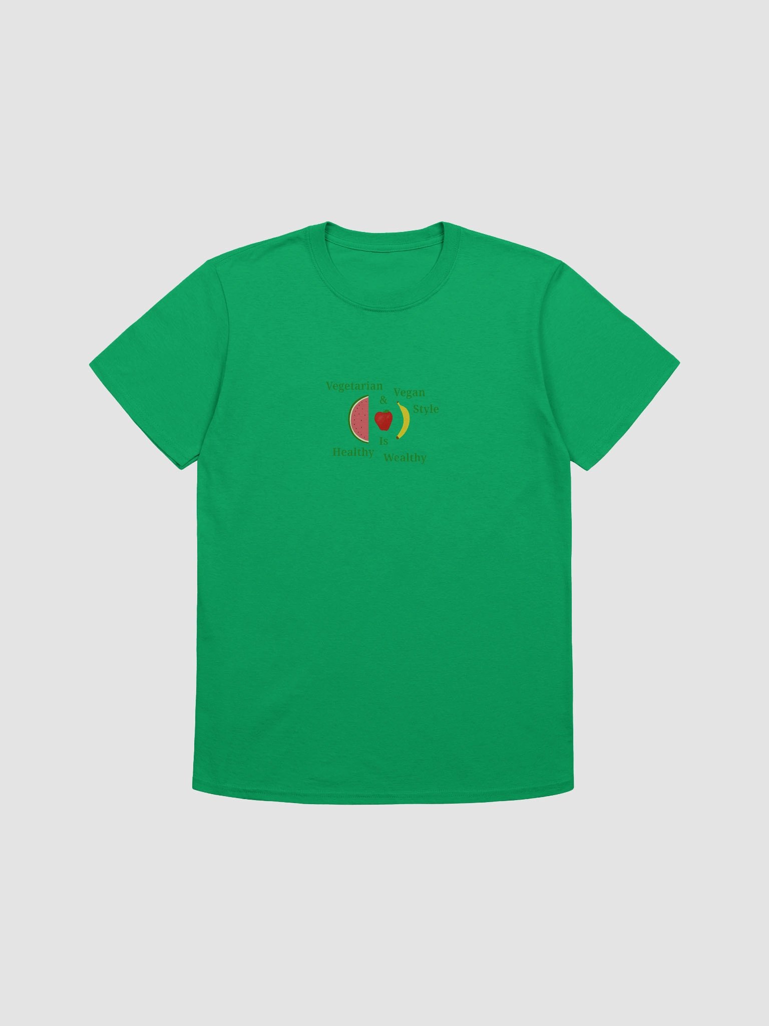 Healthy Wealthy Vegetarian T-Shirt product image (1)