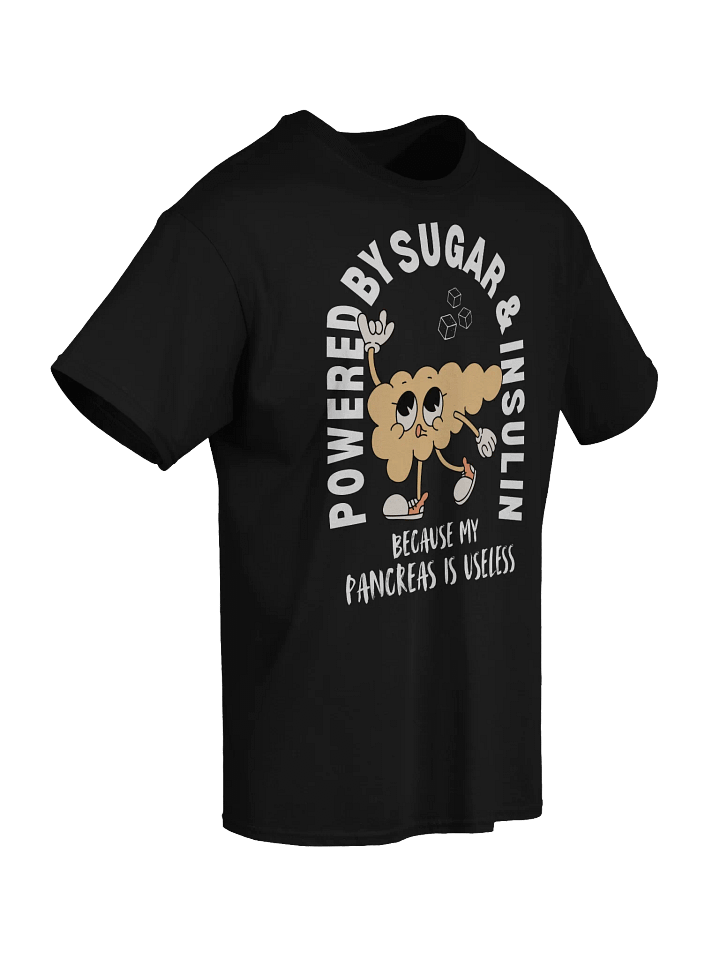 Powered By Sugar And Insulin T-Shirt - Dark Color product image (2)