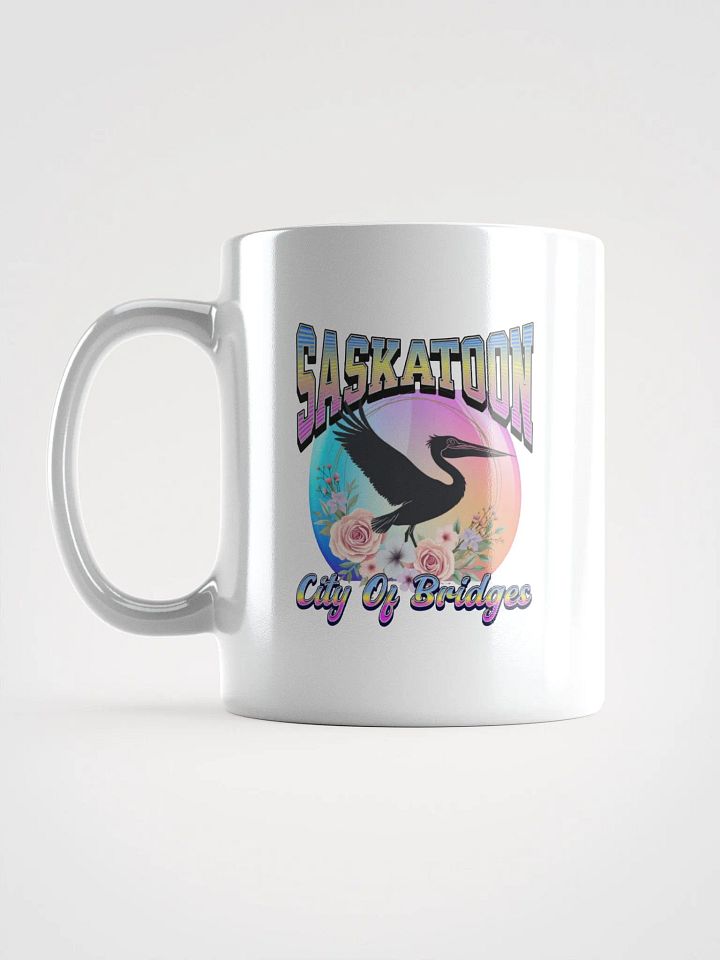 Saskatoon Pelican City of Bridges Mug product image (1)