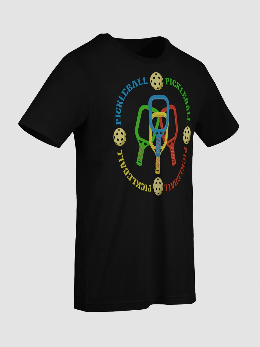 Pickleball Four Circle Colors T-Shirt product image (3)