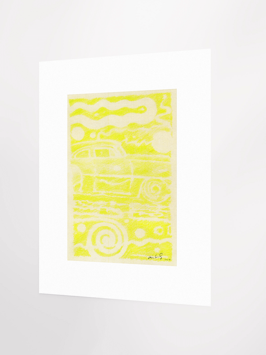 Custom Car (Yellow) 05.11.91 print product image (3)