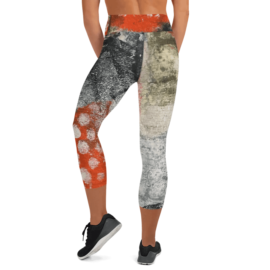 original artwork by b.reters printed on capri leggings product image (5)