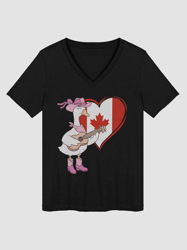 Honky-Tonk Goose Women's V-Neck Tee product image (1)