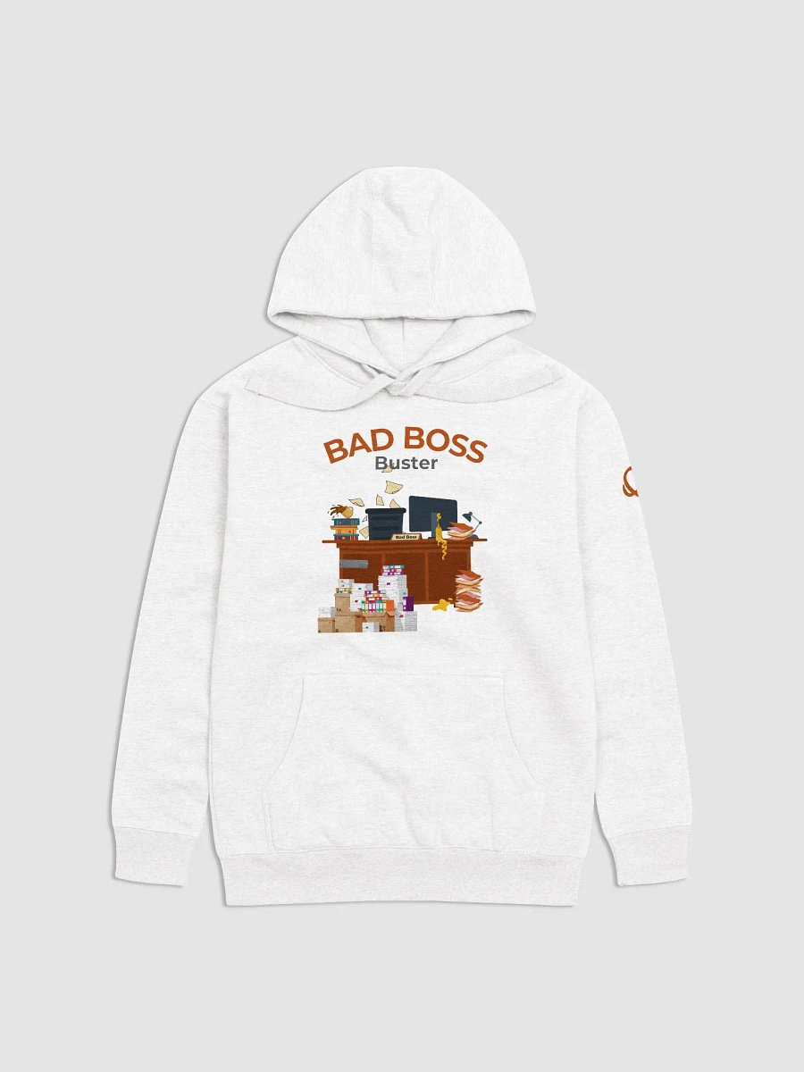 Bad Boss Buster Black Logo Unisex Hoodie product image (4)