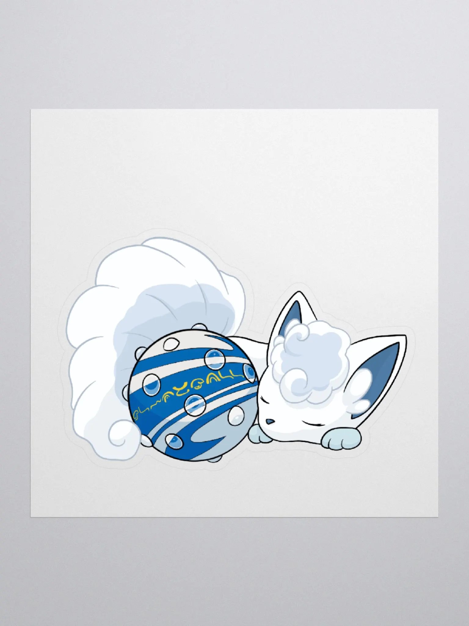 Snow Fox Sticker product image (1)