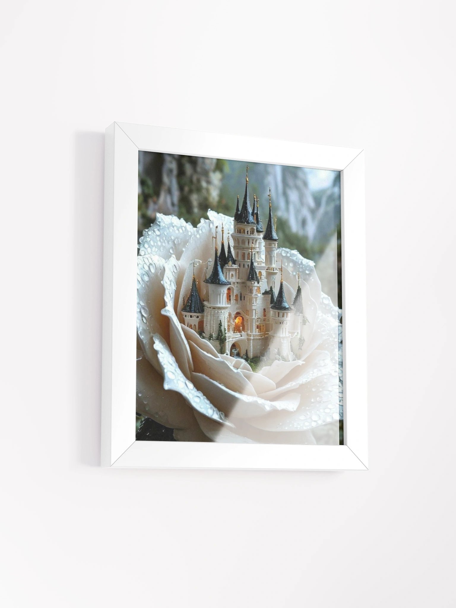 Enchanted Rose Castle Framed Poster product image (2)