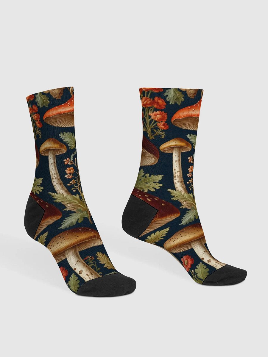Mushroom Medley Sustainable Crew Socks product image (3)