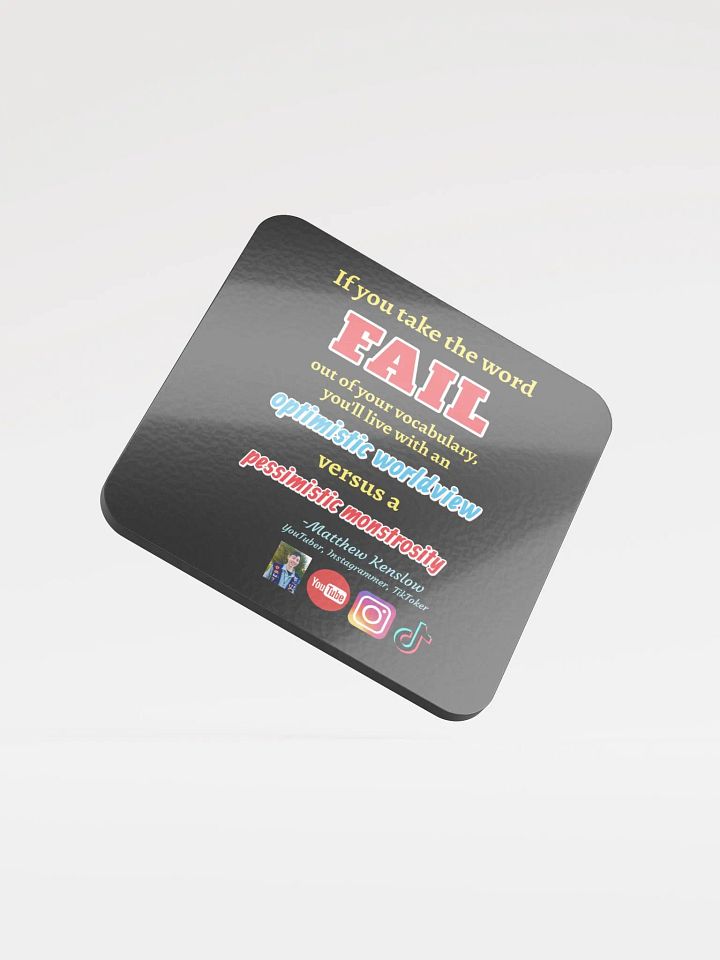 Glossed Cork Coaster [Quote 5] product image (2)