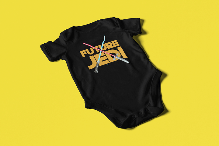 FUTURE JEDI - Baby Bodysuit Onesies for Boys and Girls product image (2)