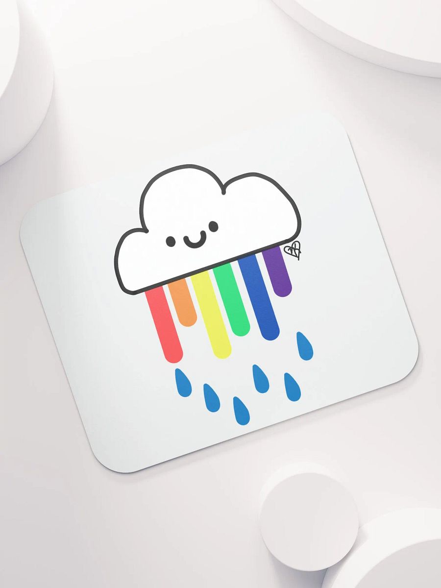 Rainbow Rain Cloud Mouse Pad product image (7)