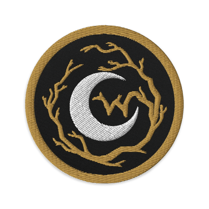 Moon Logo Embroidered Patch product image (1)