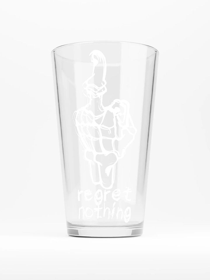 No Regrets Beer Glass product image (1)