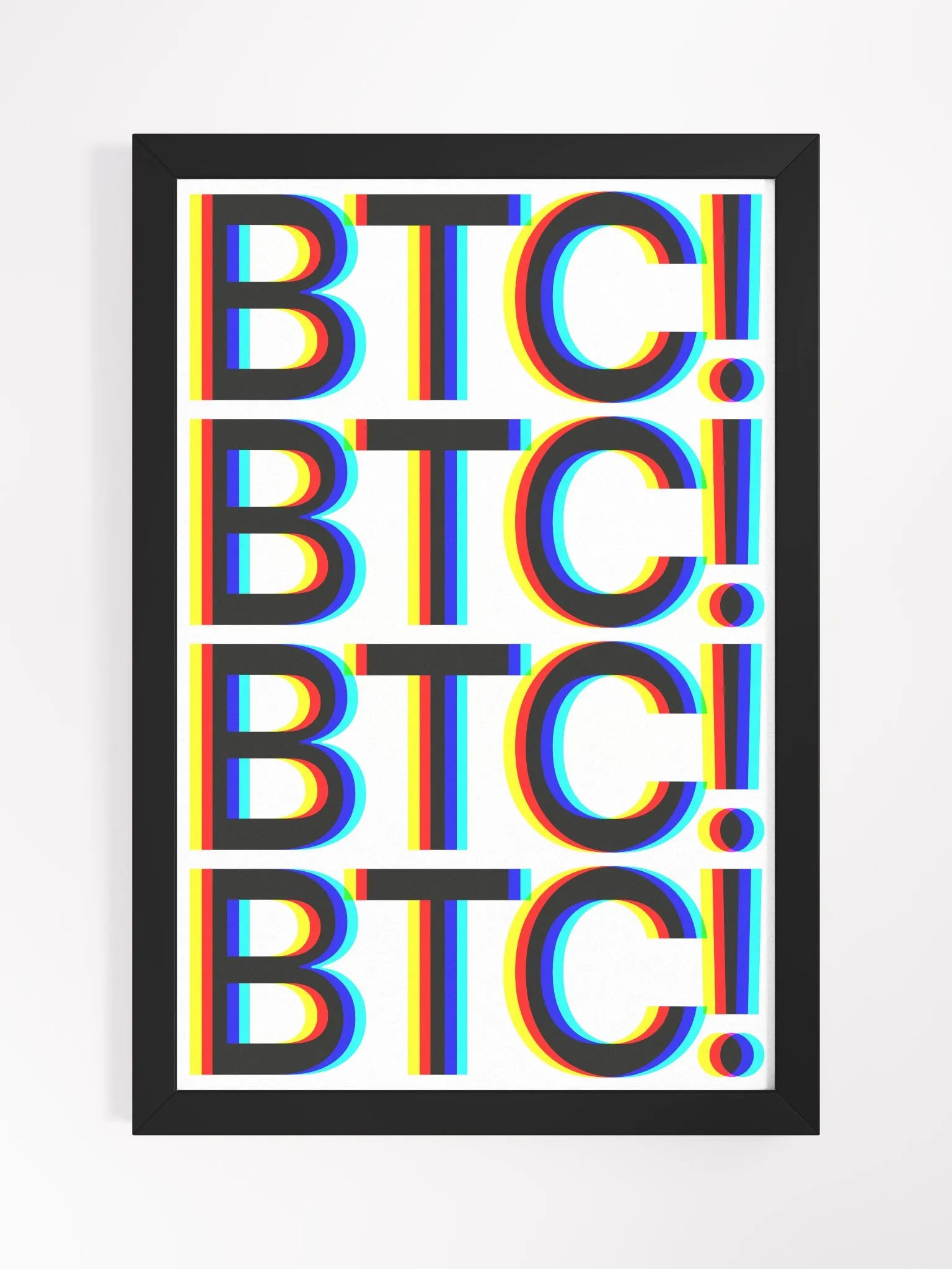 BTC! POP POSTER [framed] product image (1)
